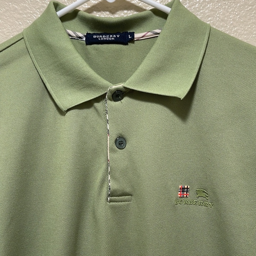 Burberry green shirt